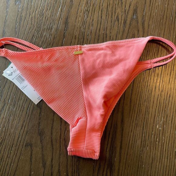 Roxy Mind of freedom cheeky coral bikini bottom, XL NWT - Picture 2 of 6